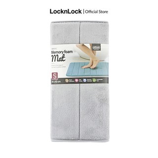 Thảm chùi chân Memory Foam, Lock&Lock, kiểu Stripe, cỡ S, 430*610*15mm-MAT510GRY