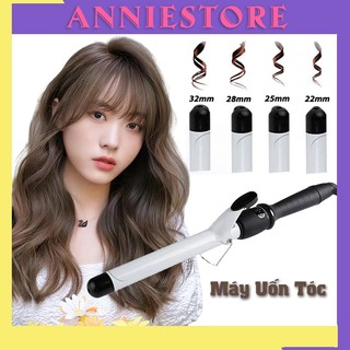 Máy uốn tóc lược điện ceramic magic kích thước 22/ 25/ 28/ 32mm tạo nhiều kiểu tóc không gây tổn thương tóc