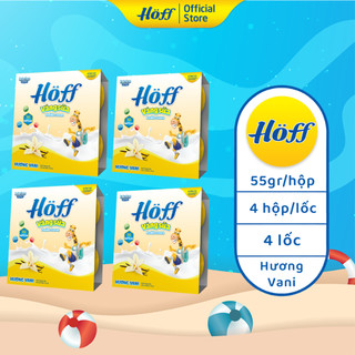 Váng Sữa vị VANI Hoff cho bé từ 6 tháng tuổi, giàu protein và canxi, tăng cường hệ miễn dịch - 4 LỐC (16 hộp x 55g)