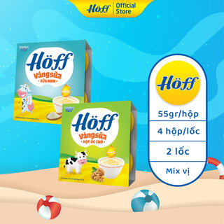 Combo Váng Sữa Cao Cấp Hoff  2 LỐC (8 hộp x 55g)