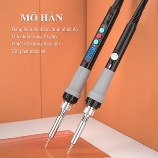 Mỏ hàn nhiệt BTOOL mini thiếc chì dạng bút có thể điều chỉnh nhiệt độ tiện lợi từ 180-500 độ bút hàn điện tử bộ mũi hàn