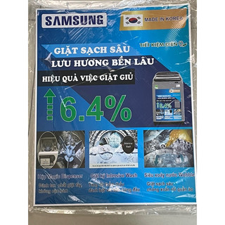 tem dán máy giặt Samsung