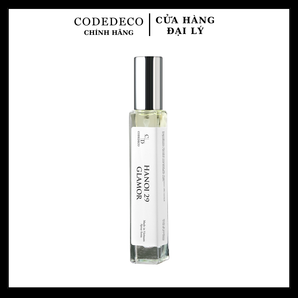 Tinh dầu nước hoa CODEDECO Hanoi 29 Glamor 10ml dạng xịt tiện lợi