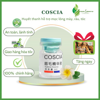 Huyết thanh hỗ trợ mọc lông mày, râu, tóc COSCIA - Kích mọc lông mày, râu, tóc nhanh vượt trội - Thể tích 6ml