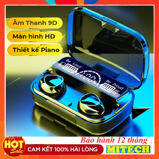 Tai Nghe Bluetooth M10 nâng cấp Phiên Bản Pro Pin Trâu, Cảm Ứng, Hỗ Trợ Đàm Thoại, Nghe NhạC