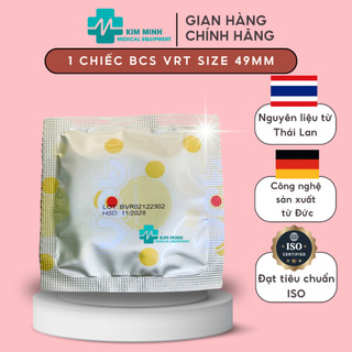 Bao cao su gia đình VRT size nhỏ 49mm giá 1k trải nghiệm