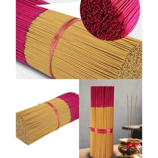 Nhang trầm hương sạch, bó 100 que nhang trầm thắp hương, trầm hương nguyên chất dài 38 cm cháy lâu