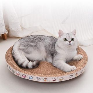 Cào móng cho mèo，thảm cào móng , nhỏ Chất lượng hàng Trung Ổ cào móng hình tròn cho mèo to Bàn cào móng tròn Lna cho mèo
