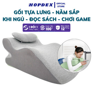 Gối Tựa Lưng - Gối Nằm Sấp HOPDEX Sử Dụng Chơi Game, Đọc Sách Giảm Áp Lực Lên Cơ Thể Thư Giãn Thoải Mái