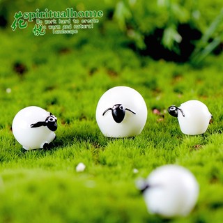 Mô hình tiểu cảnh Cừu đồng cỏ, phụ kiện trang trí tiểu cảnh, phụ kiện DIY, terrarium