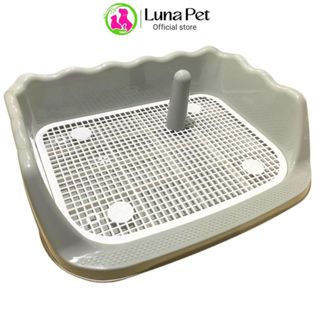 Khay vệ sinh cho chó lớn tặng kèm cột LunaPet KC04 - Khay hướng dẫn cún đi vệ sinh đúng chố