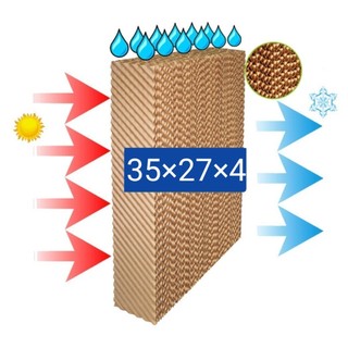 Tấm làm mát quạt hơi nước media ac120-16ar kt 35×27×4