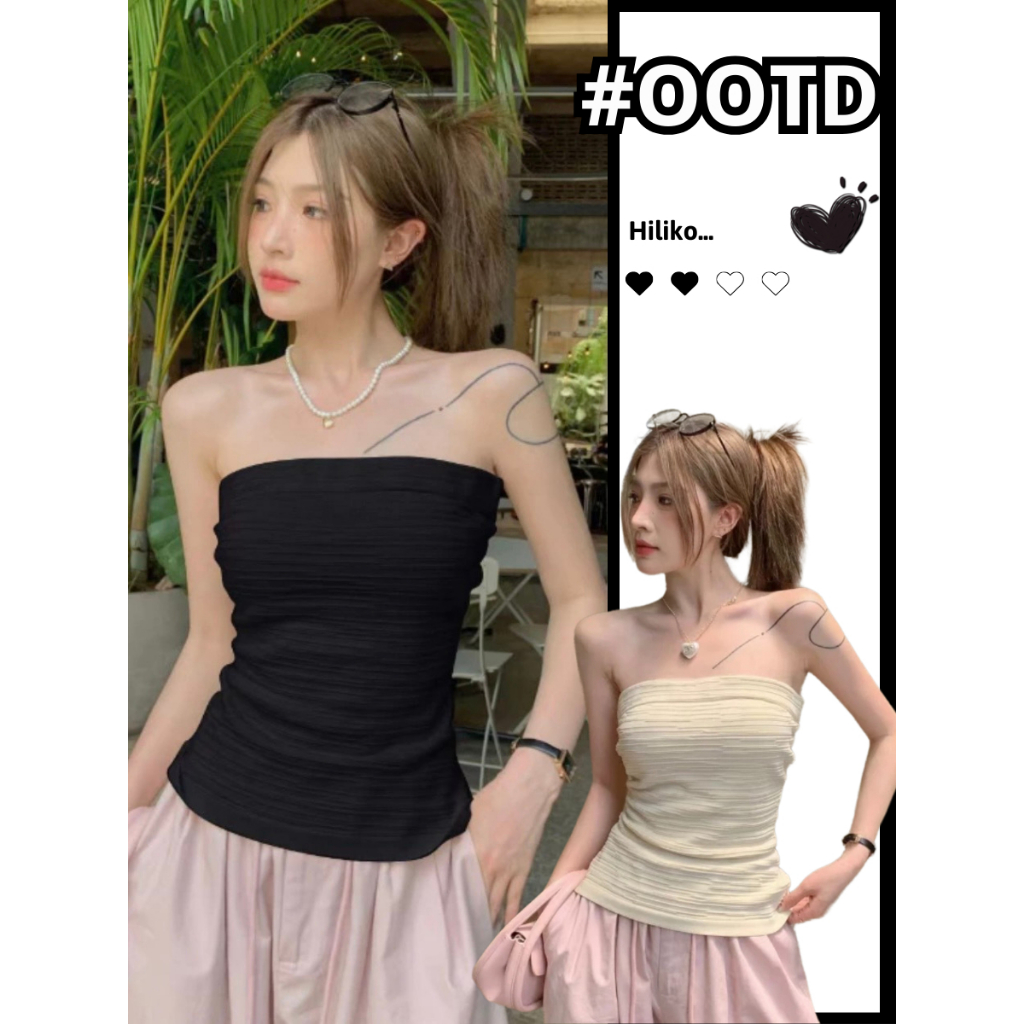 Áo quây cup body ngực triết eo, áo bra nữ quây cup ngực body freesize dưới 47kg Hiliko Aoquay022 P0K