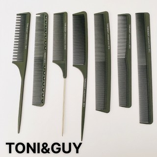 Lược cắt tóc nam nữ toni&guy nhựa cao cấp- lược chải tóc toni guy đen