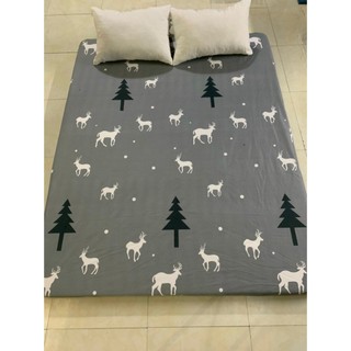 Ga chống thấm cotton hoạ tiết, ga chống thấm , ga chống thấm cotton kháng khuẩn, an toàn cho bé mẫu hoàng gia ghi