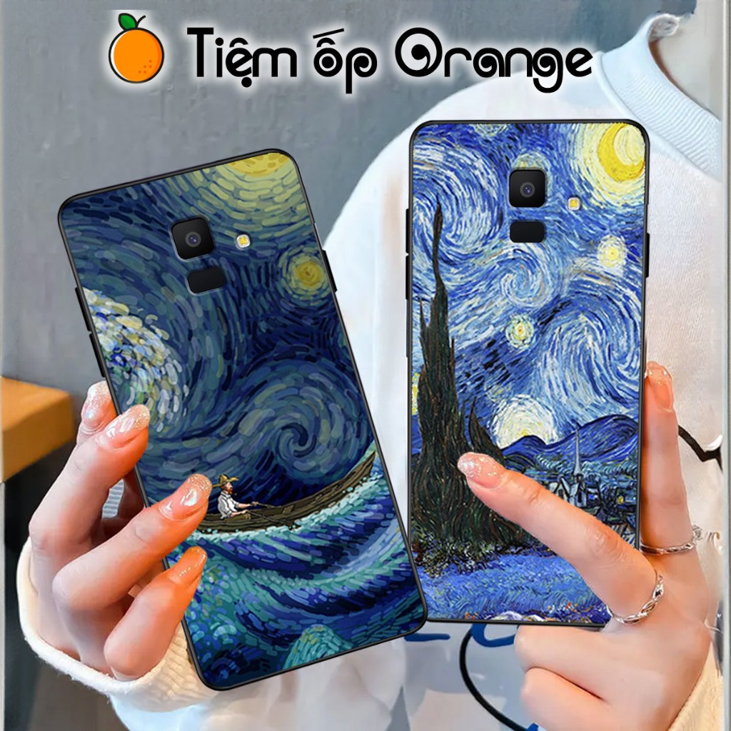 Ốp lưng Samsung A6 / A6 2018 / A6 plus - Ốp Samsung in hình tranh sơn dầu, Van Gogh