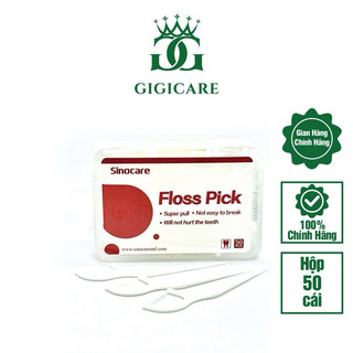 HỘP TĂM CHỈ NHA KHOA SINOCARE Hộp 50 que