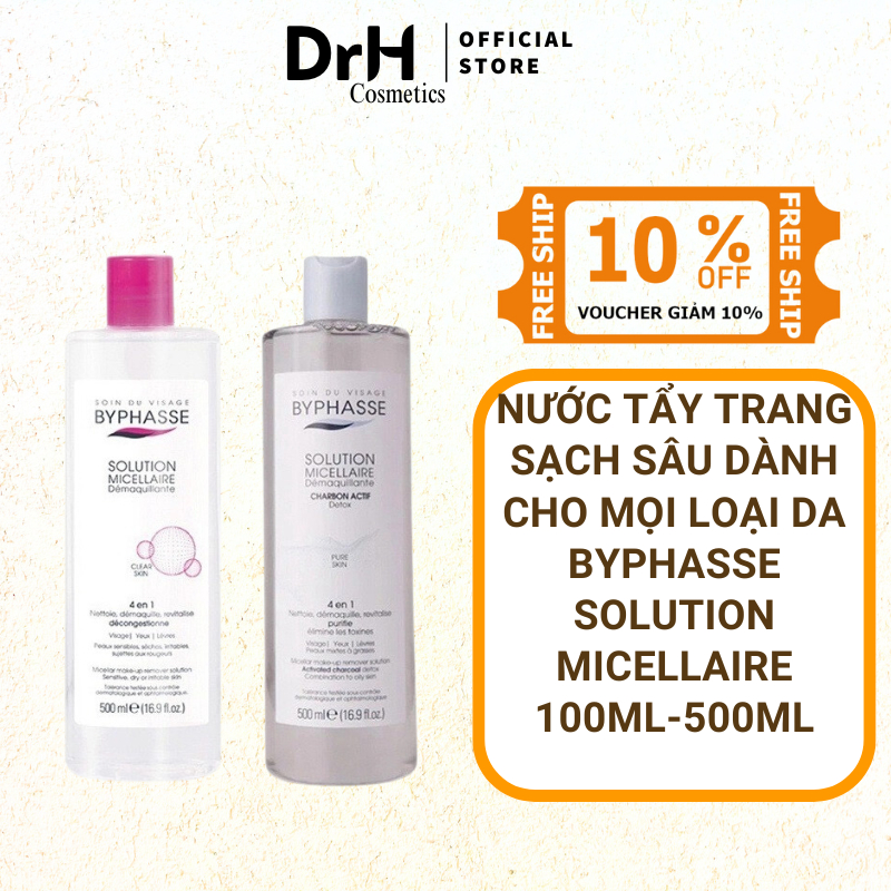 Nước Tẩy Trang Byphasse Solution Micellaire 100ml - 500ml