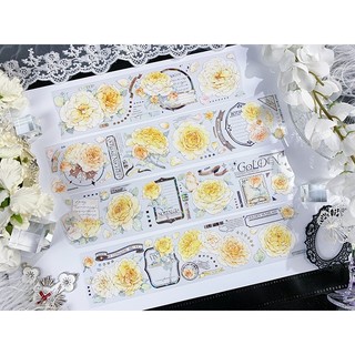 Đoạn chiết hình dán washi tape thư tình ánh trăng
