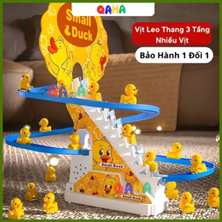 Đồ Chơi Cầu Trượt Vịt Vàng Leo Cầu Thang Có Âm Nhạc Cho Bé Siêu Thị Tiện  Lợi QAHA