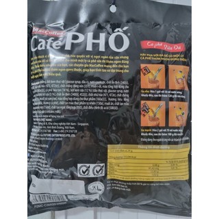 Cà phê Phố Sữa Đá (bịch 30 gói x 24g) Date mới