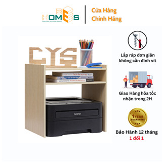 Kệ văn phòng MDF Behomes, kệ để bàn máy tinh, máy in