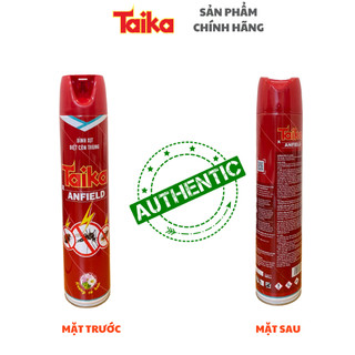  Combo 2 bình xịt côn trùng: muỗi gián rệp giường TAIKA x ANFIELD hương cỏ hoa 600ML bình. 