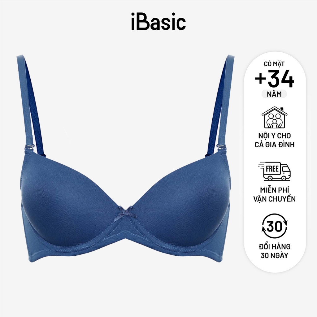 Áo ngực có gọng mút vừa demi daily iBasic BRAW087