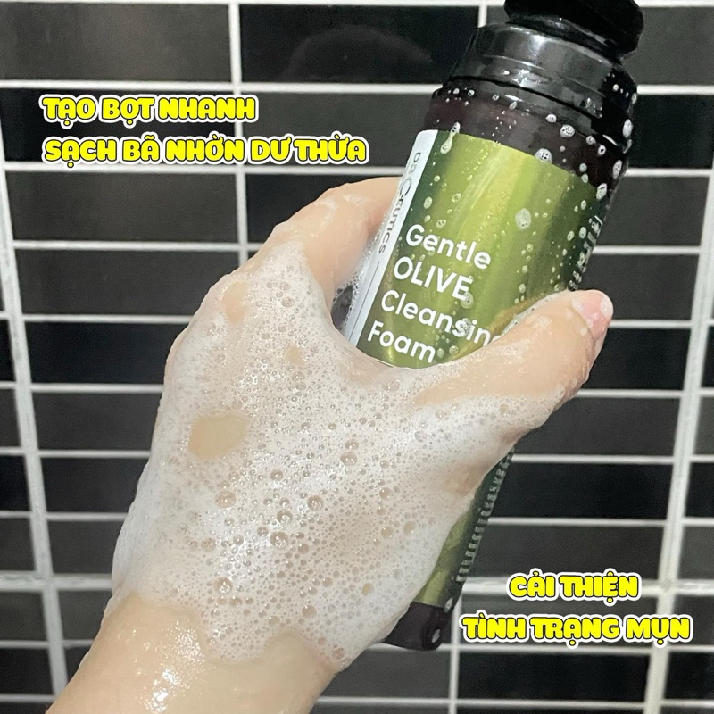 Sữa Rửa Mặt DrCeutics Gentle Olive Cleansing Foam 150ml SRM Dr Ceutics Làm Sạch Sâu Lành Tính Cho Mọi Loại Da