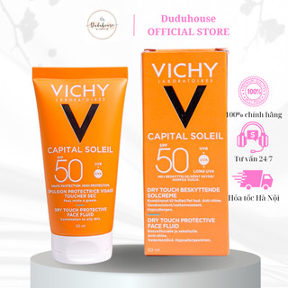 Kem chống nắng Vichy Capital Soleil da Dầu mụn SPF 50+ Mẫu Mới 50ml Duduhouse