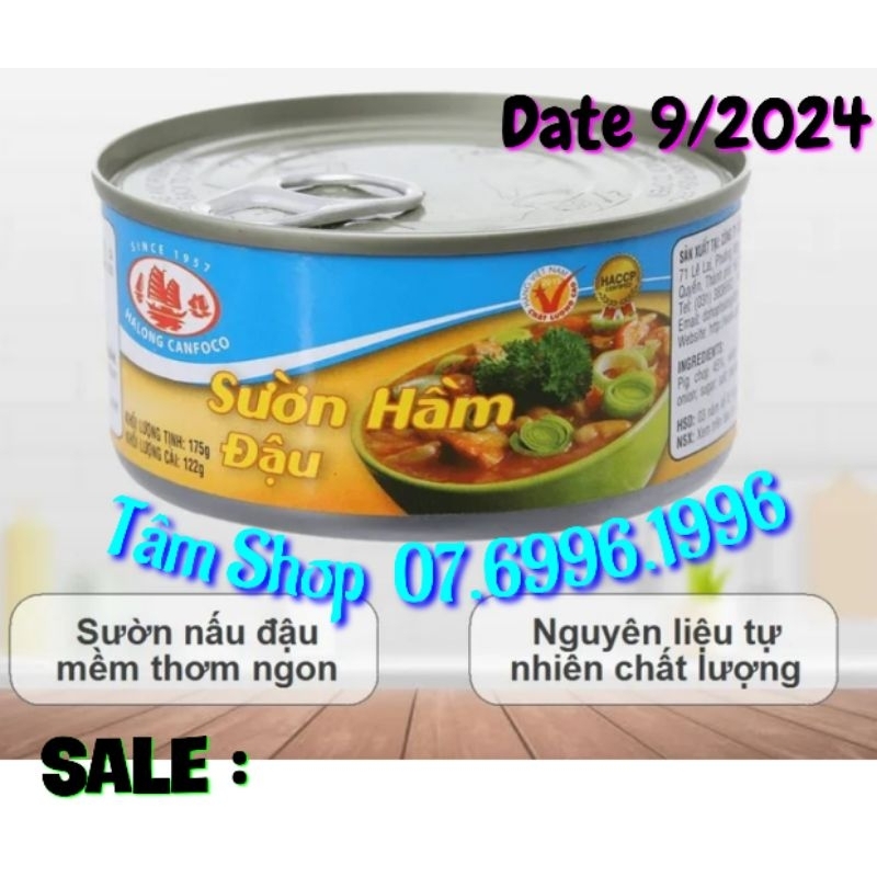 SƯỜN HẦM ĐẬU HALONG CANFOCO (HỘP 175G)