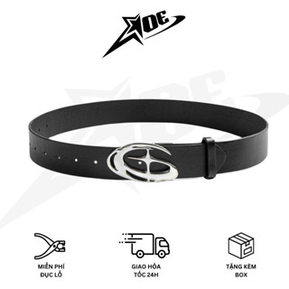 (Có sẵn) AOE STUDIO - Thắt lưng nam nữ Y2K dây nịt chất da PU cao cấp logo G phong cách Unisex cá tính (TL #24)