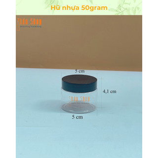 Hũ mỹ phẩm nhựa 50gram - 20gram -10gram