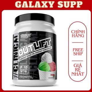 OUTLIFT PREWORKOUT - TĂNG SỨC MẠNH KẾT HỢP BCAA PHỤC HỒI CƠ BẮP (20 LẦN DÙNG)