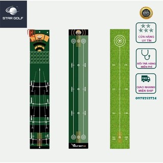 Thảm Luyện Tập Đánh,put golf Trong Nhà / Ngoài Trời Thảm Tập putter tại nhà, văn phòng ,du lịch golf