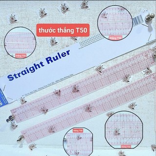 WinQ Dụng cụ thước vẽ may thẳng WinQ T50 dài 50cm bảng 5cm đo đa năng.ứng dụng trong ngành may mặc