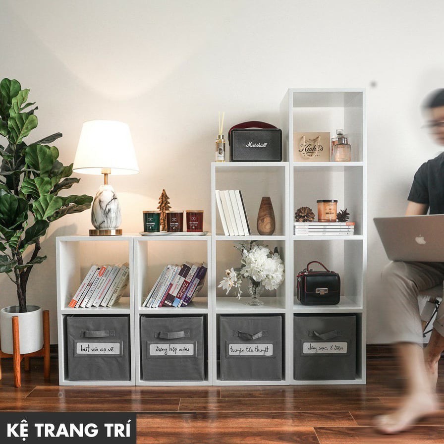 Kệ sách để đồ đa năng, kệ tổ ong nhiều tầng trang trí giá rẻ, kệ gỗ bền đẹp dễ dàng lắp ráp B00 | BigBuy360 - bigbuy360.vn