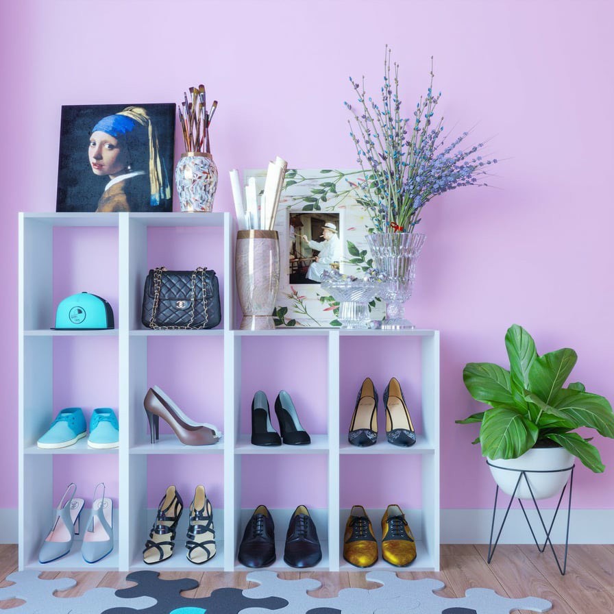 Kệ sách để đồ đa năng, kệ tổ ong nhiều tầng trang trí giá rẻ, kệ gỗ bền đẹp dễ dàng lắp ráp B00 | BigBuy360 - bigbuy360.vn