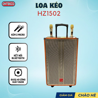  Ontekco Loa Kéo Karaoke HOZING 1502 1503 Loa kéo bass 40 hát karaoke 2 3 đường tiếng công suất 850W cao cấp 