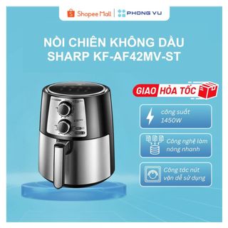 Nồi chiên không dầu Sharp KF-AF42MV-ST - Bảo hành 12 tháng