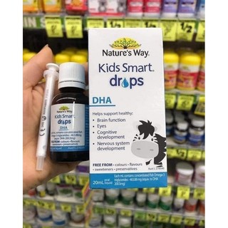 (Date 2026)-DHA dạng nhỏ giọt Nature’s way Kids smart drop 20ml