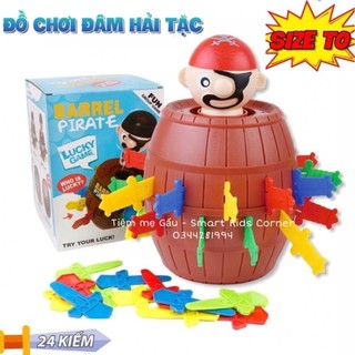 Đồ chơi đâm hải tặc cỡ lớn 24 kiếm, barrel pirate đồ chơi hải tặc vui nhộn