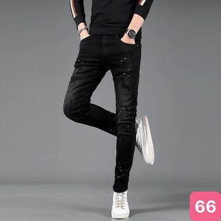Quần jean nam màu xám đen đậm không rách gối chất bò cao cấp co dãn 4 chiều, quần rin nam đẹp HD0030 Nhiều Mẫu Mới