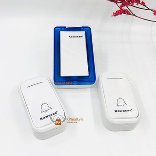 Chuông cửa không dây 2 nút nhấn kín nước 1 chuông không dây kawasan DB658-D65