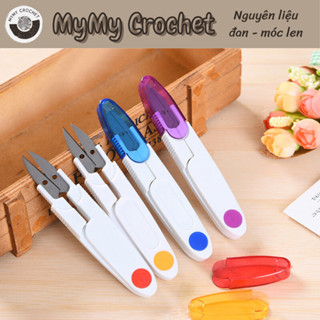 Kéo cắt len đa năng, mini, an toàn có nắp