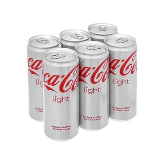 Thùng 24 lon Coca Light không đường 320ml