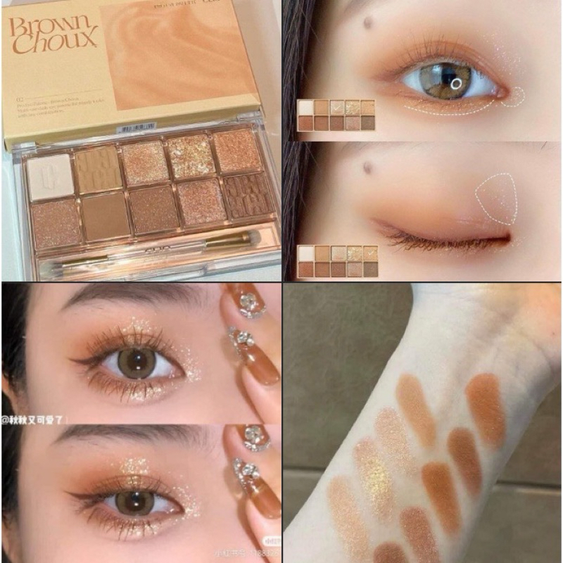 [AUTH 100%] BẢNG MẮT CLIO PRO EYE PALETTE #02 BROWN CHOUX