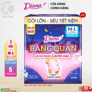 Băng vệ sinh diana sensi dạng quần size m-l