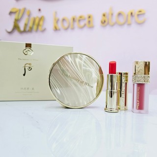 Phấn phủ Whoo trắng mỏng mịn che khuyết điểm tốt, kiềm dầu nâng tone tự nhiên Whoo Velvet powder Pact Spf 30 pa++