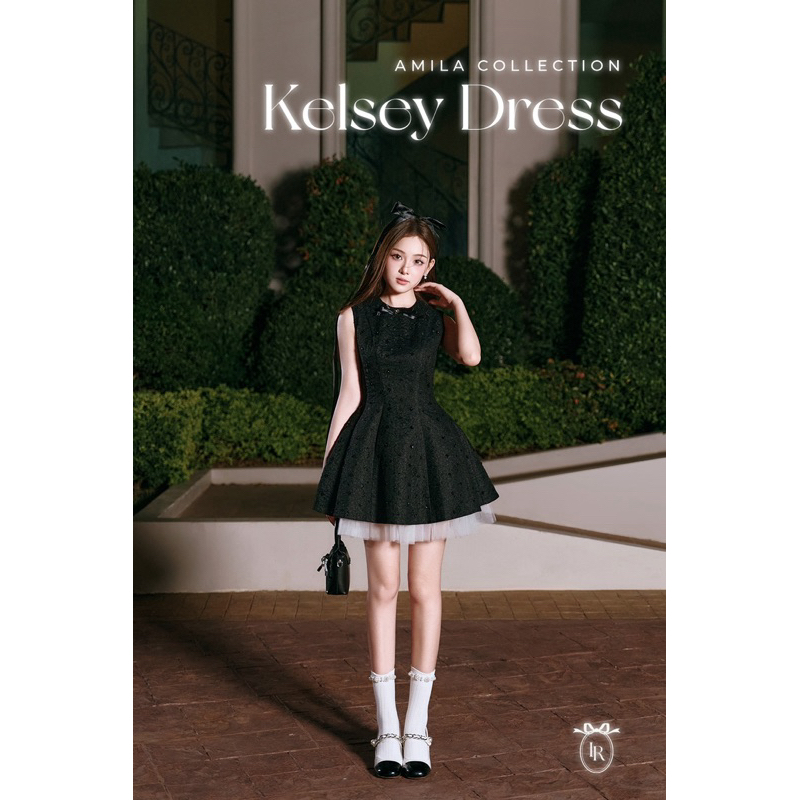 BY IR - Váy ren đen công chúa / Kelsey Dress